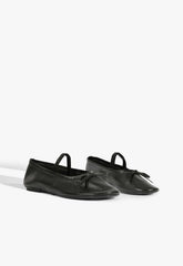 SAPATILHA PRETA COURO BALLERIN S 21963 0060 0001 SCHUTZ